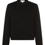 Giacca di lana con tasche sul petto in nero Lardini - uomo 