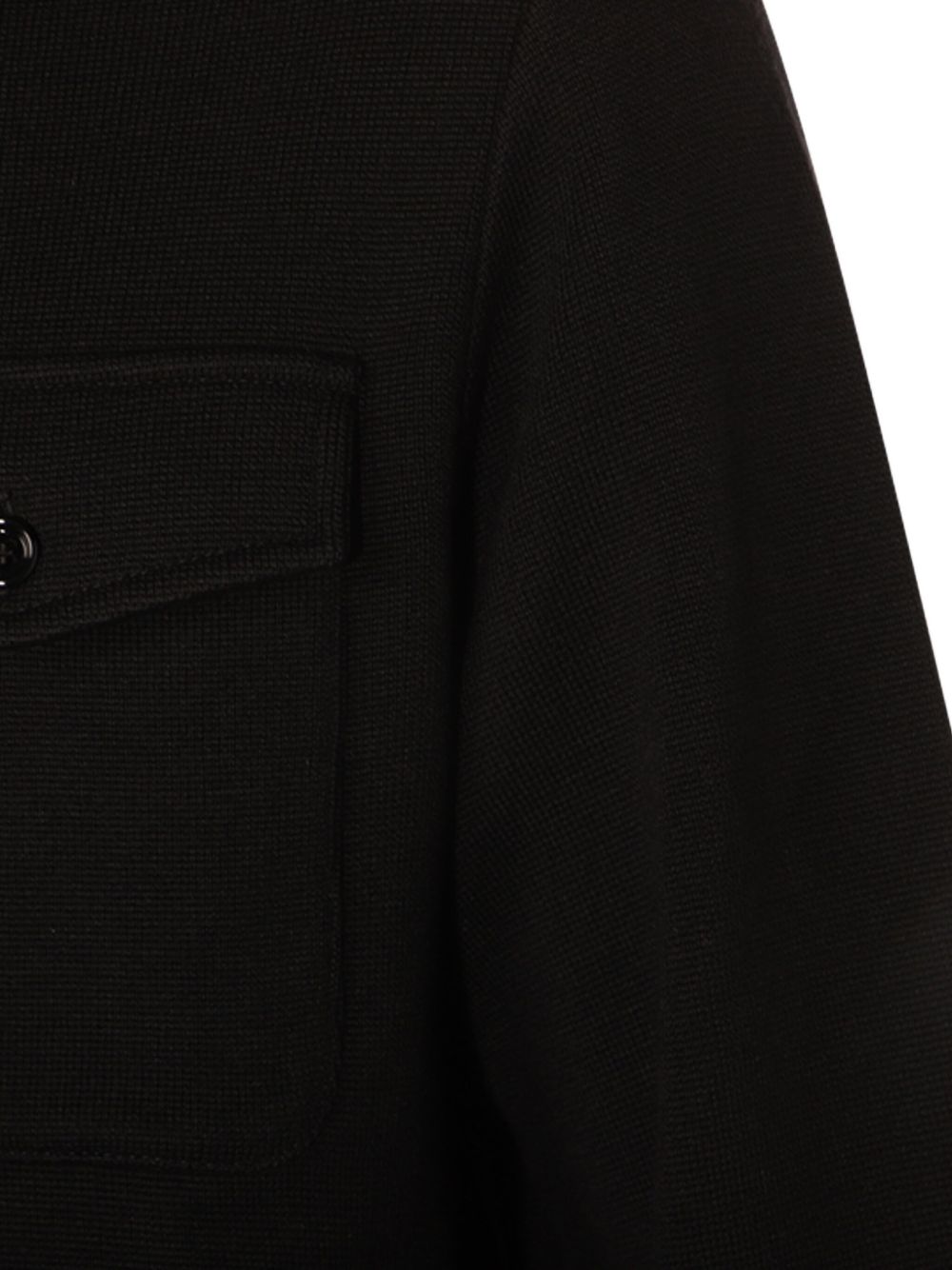 Giacca di lana con tasche sul petto in nero Lardini - uomo 