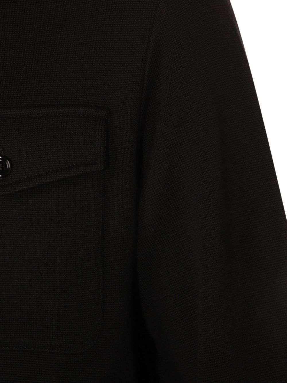 Giacca di lana con tasche sul petto in nero Lardini - uomo 
