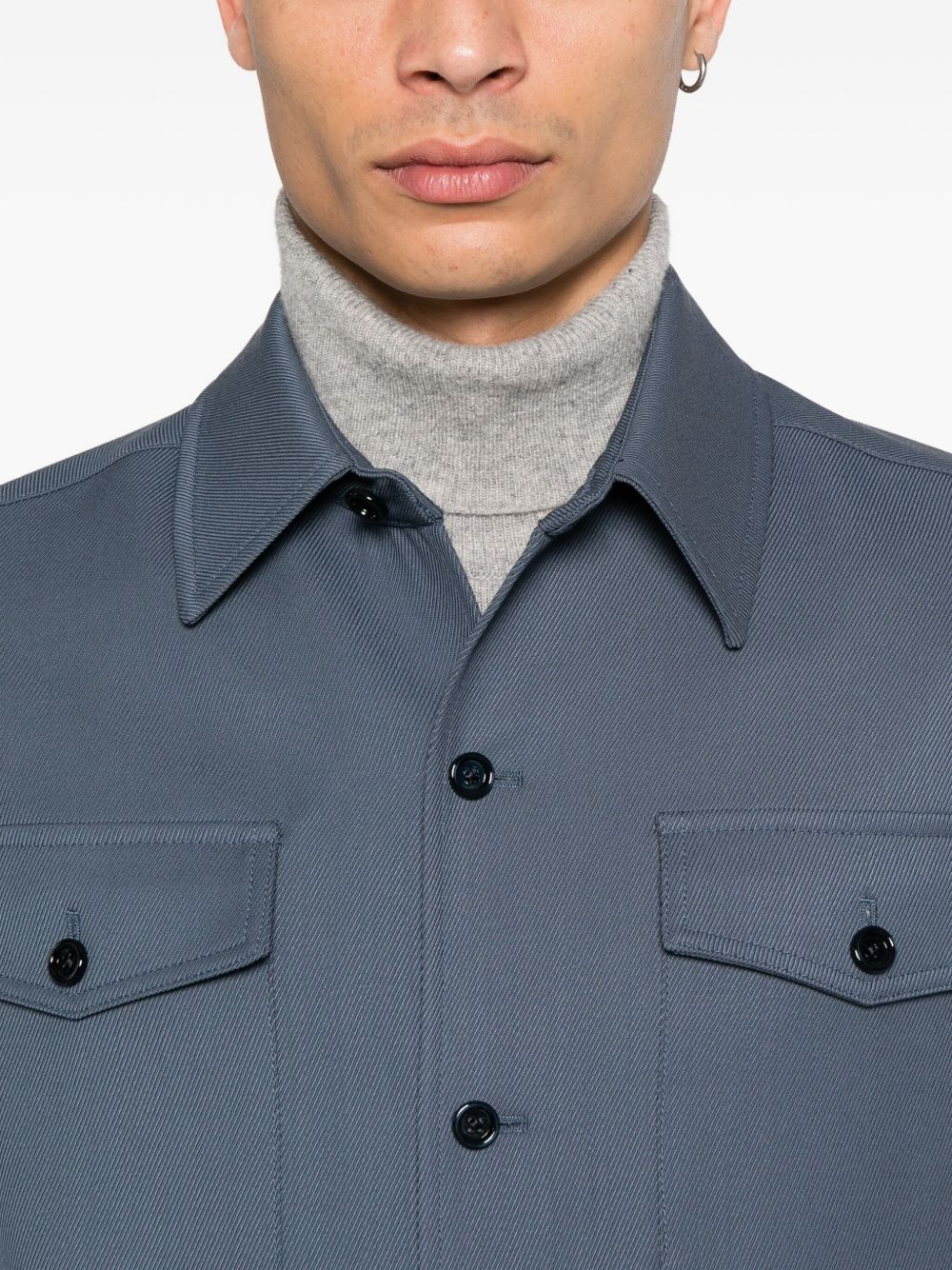 Giacca con tasche in blu Lardini - uomo 
