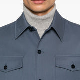 Giacca con tasche in blu Lardini - uomo 