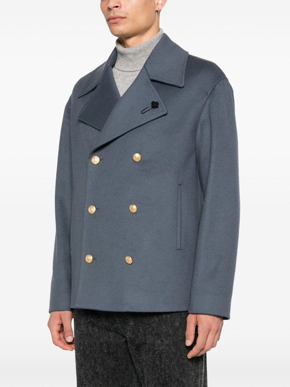Blazer doppiopetto in grigio Lardini - uomo 