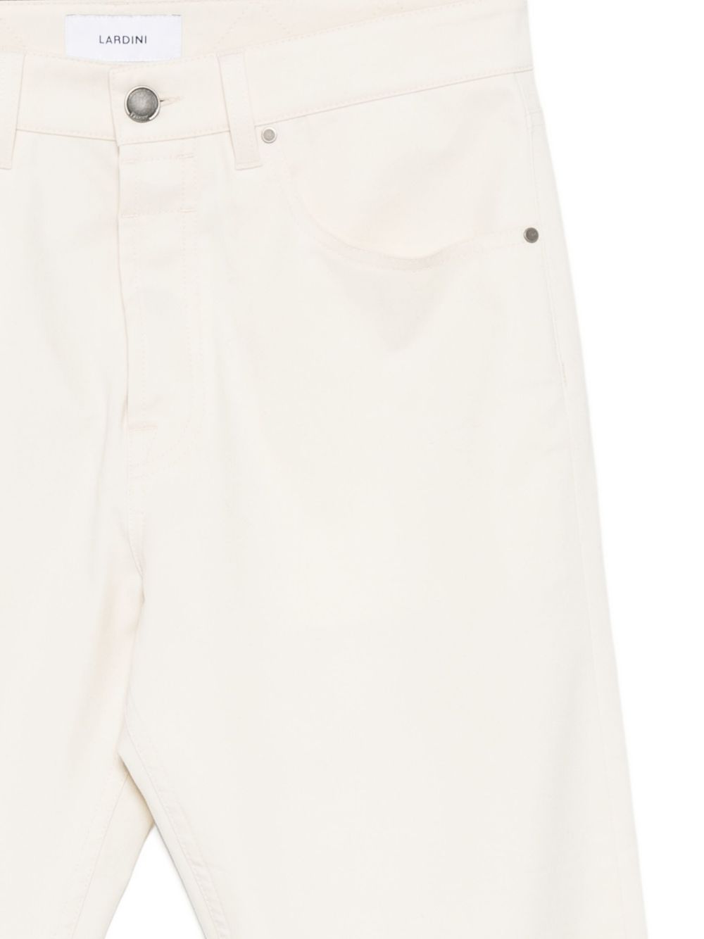 Jeans dritti con bottoni in beige Lardini - uomo 