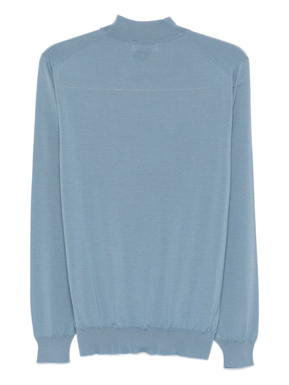 Maglione in lana a collo alto in blu Lardini - uomo 