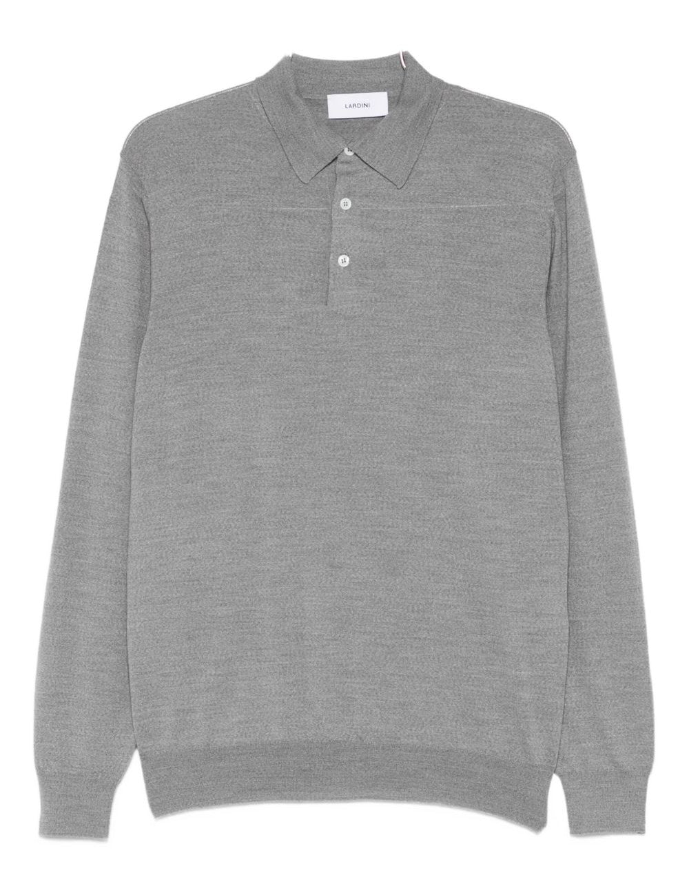 Polo a maniche lunghe in grigio Lardini - uomo 