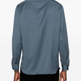 Camicia con bottoni in blu Lardini - uomo 
