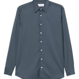 Camicia con bottoni in blu Lardini - uomo 