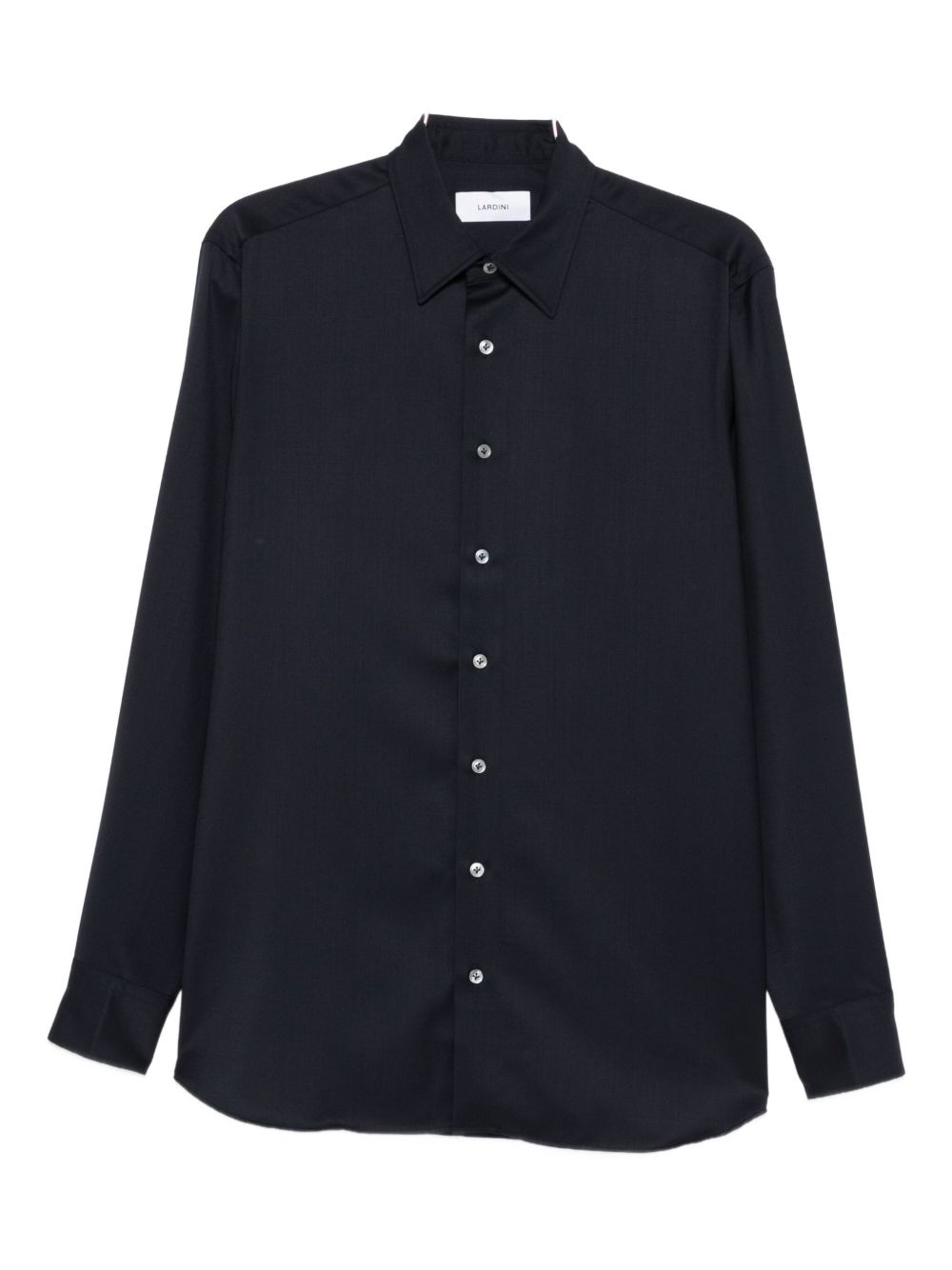 Camicia a maniche lunghe con bottoni in blu Lardini - uomo 
