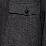 Giacca camicia con tasca in grigio Lemaire - uomo 