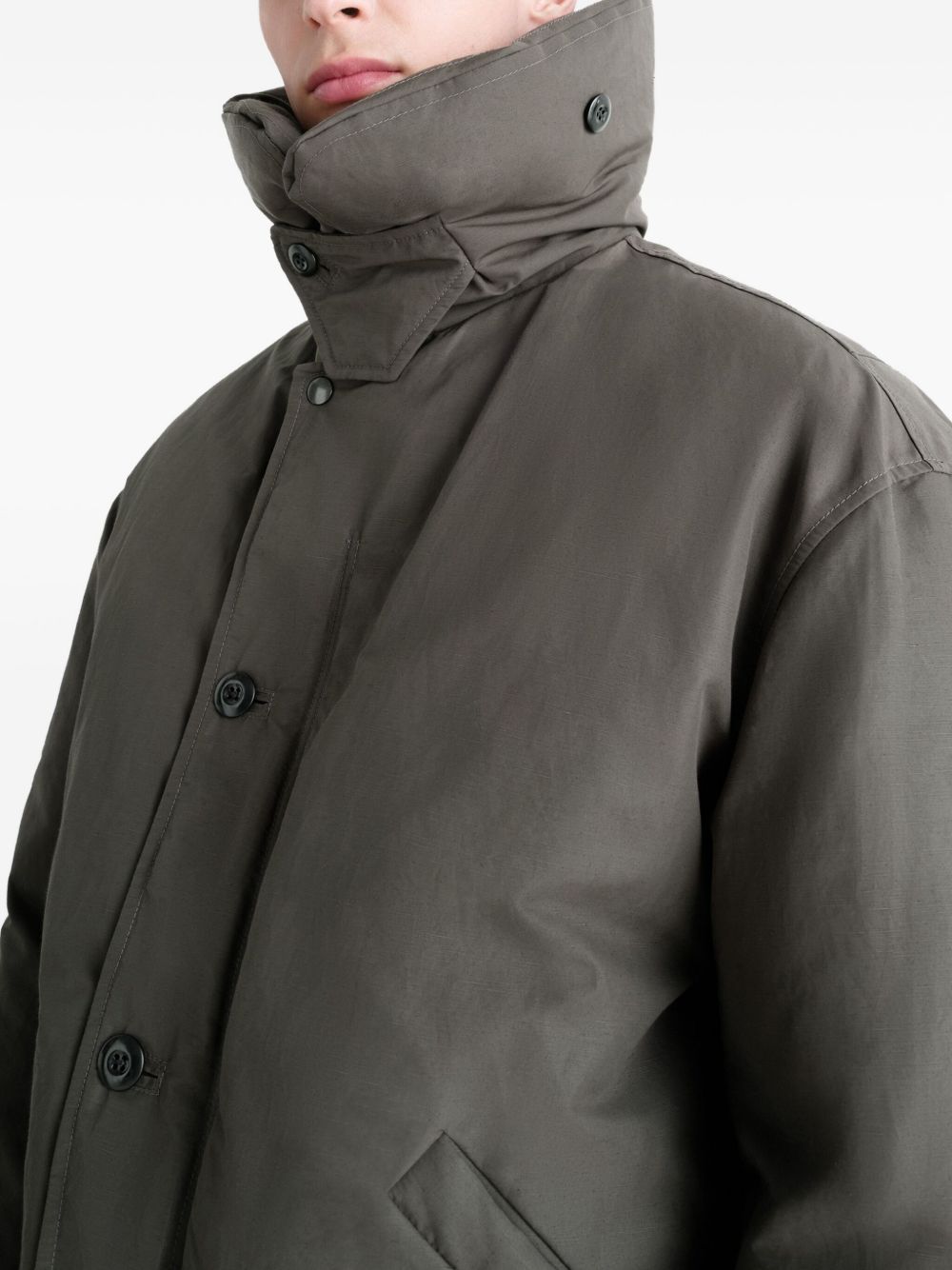 Giacca imbottita in marrone Lemaire - uomo 