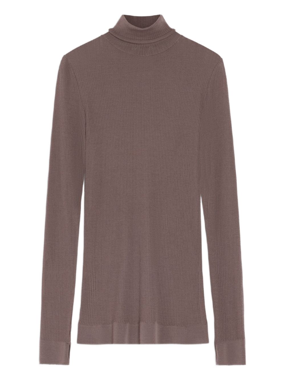 Top a coste a collo alto in grigio Lemaire - donna 