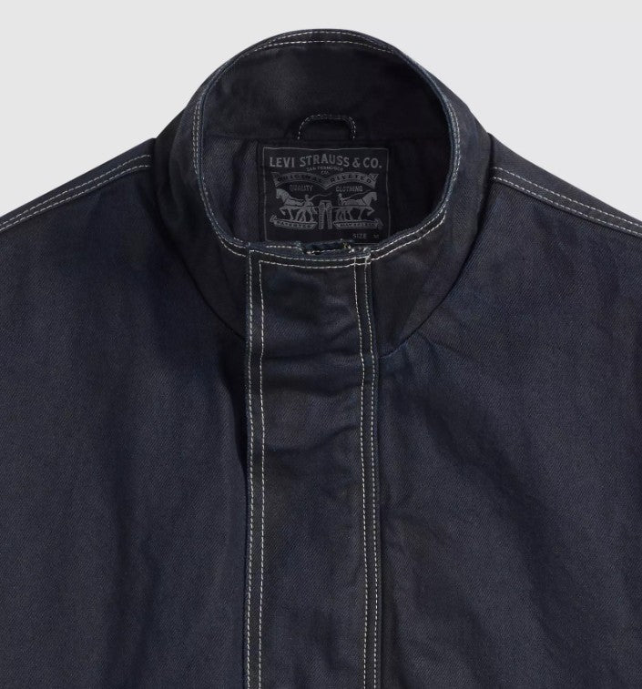 Giacca in denim highland in blu 