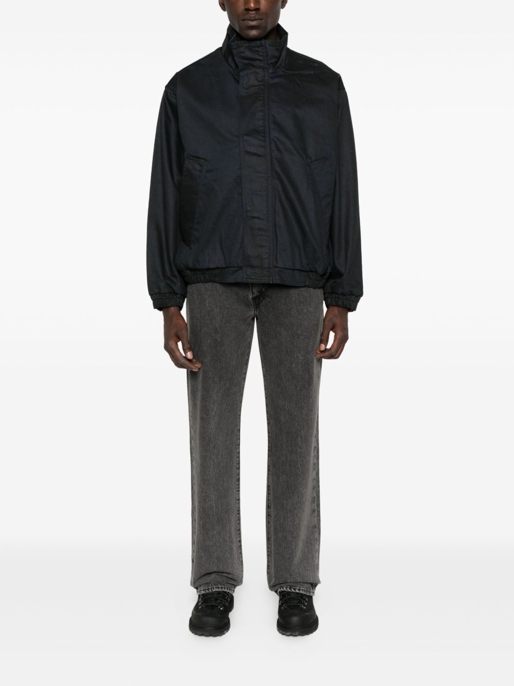 Giacca in denim highland in blu 