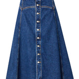 Gonna denim con bottoni in blu Levi's - donna 