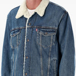 Giacca denim sherpa type iii in blu Levi's - uomo 
