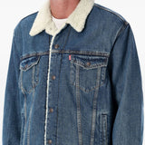 Giacca denim sherpa type iii in blu Levi's - uomo 
