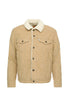 Men's Levi's Type III Sherpa Denim Jacket in Beige