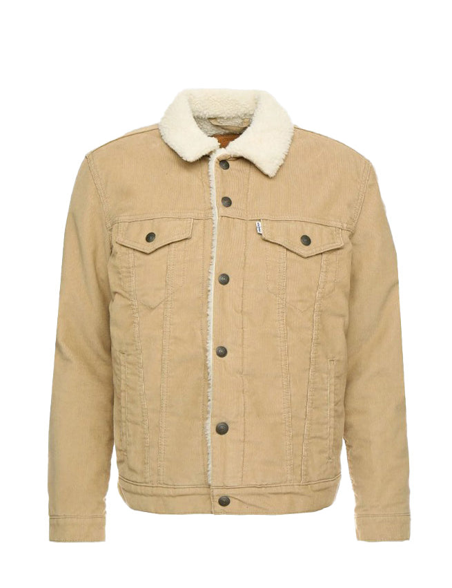 Giacca denim sherpa type iii  in beige Levi's - uomo 