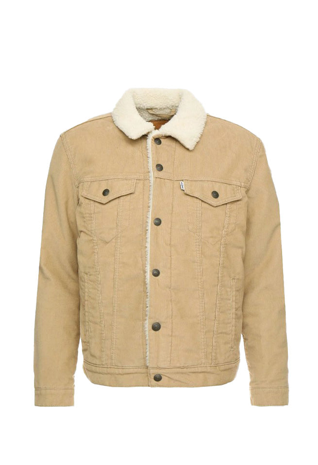 Giacca denim sherpa type iii  in beige Levi's - uomo 