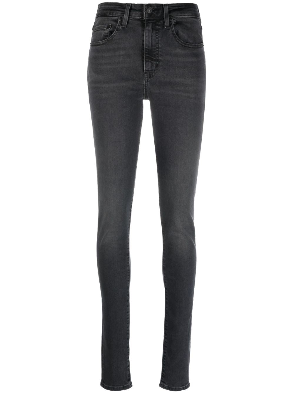 Jeans skinny a vita alta 720 in nero Levi's - donna 