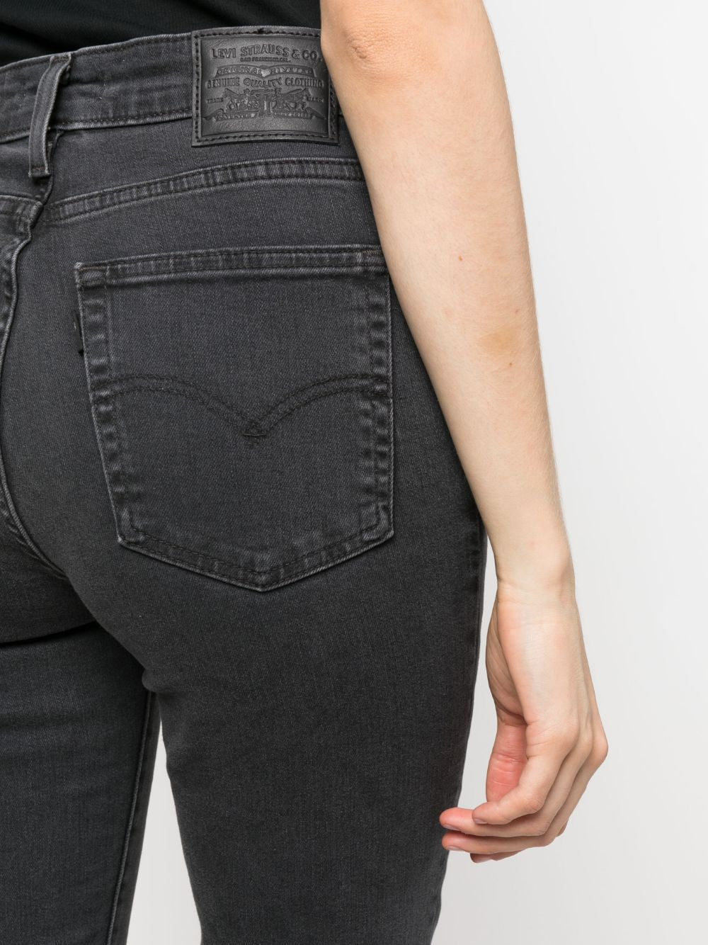Jeans skinny a vita alta 720 in nero Levi's - donna 