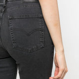 Jeans skinny a vita alta 720 in nero Levi's - donna 