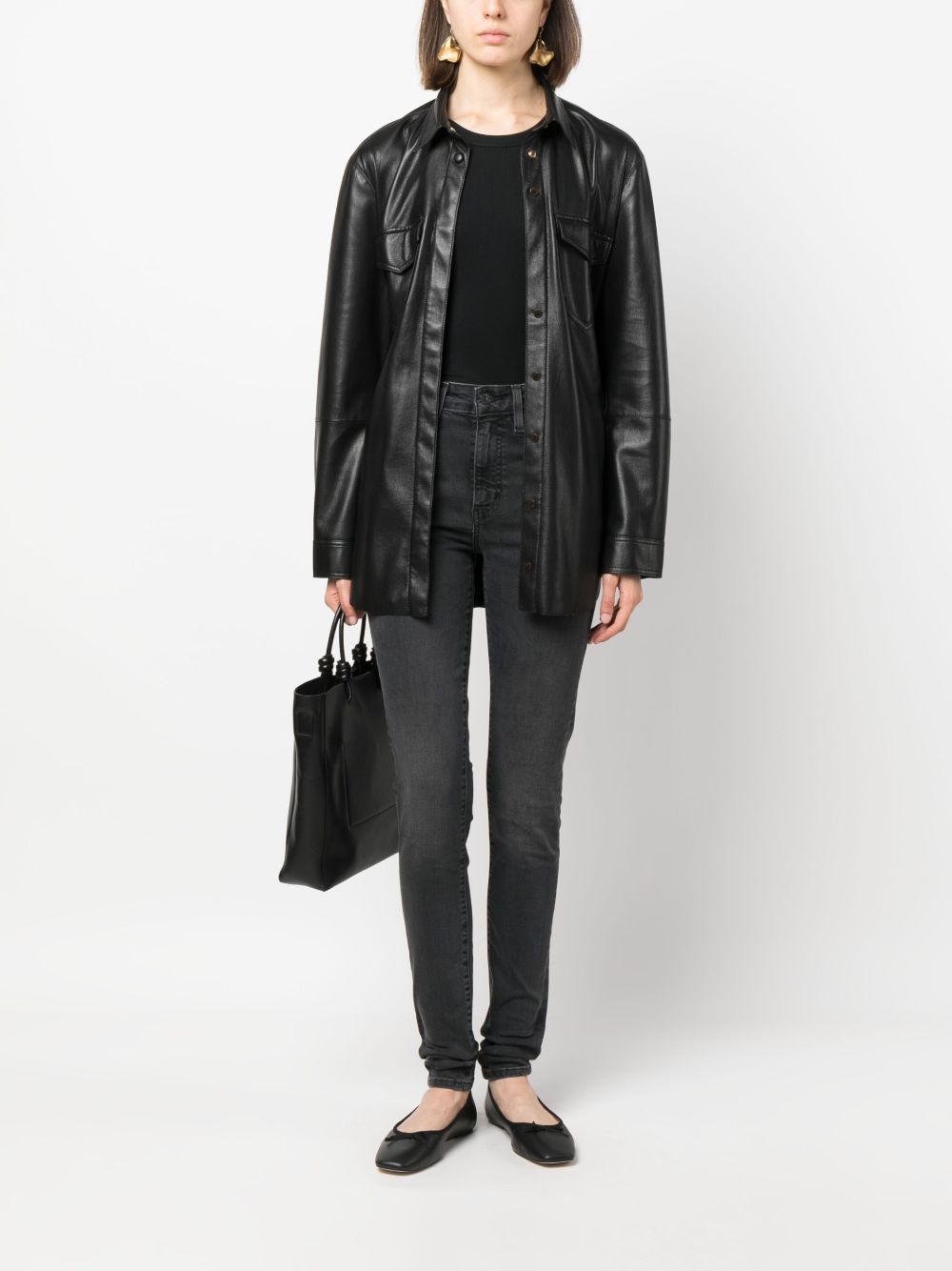 Jeans skinny a vita alta 720 in nero Levi's - donna 
