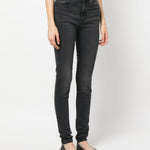 Jeans skinny a vita alta 720 in nero Levi's - donna 