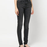 Jeans skinny a vita alta 720 in nero Levi's - donna 