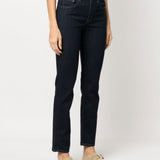 Jeans dritti 724 a vita media in blu Levi's - donna 