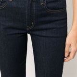 Jeans dritti 724 a vita media in blu Levi's - donna 