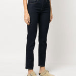 Jeans dritti 724 a vita media in blu Levi's - donna 