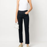 Jeans dritti 724 a vita media in blu Levi's - donna 