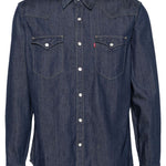 Camicia denim Western in blu Levi's - uomo 