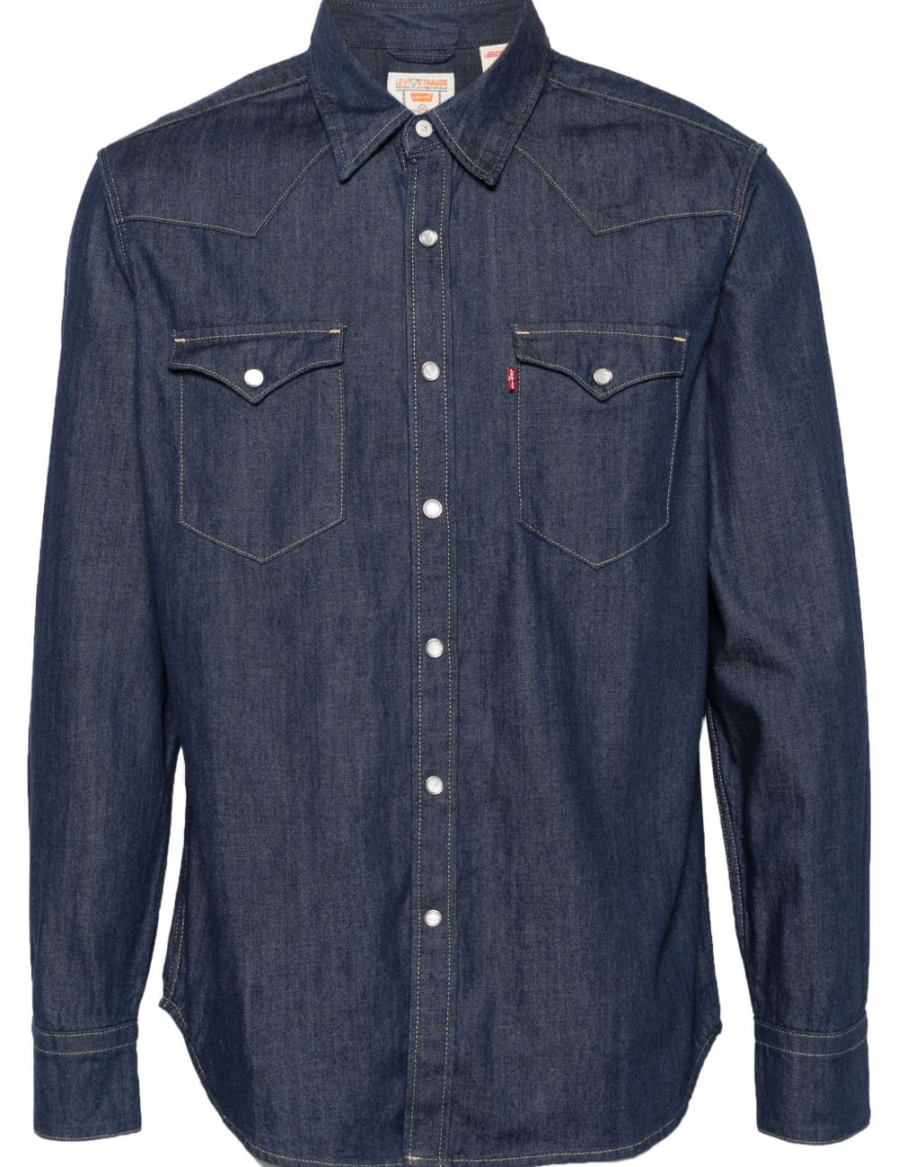 Camicia denim Western in blu Levi's - uomo 