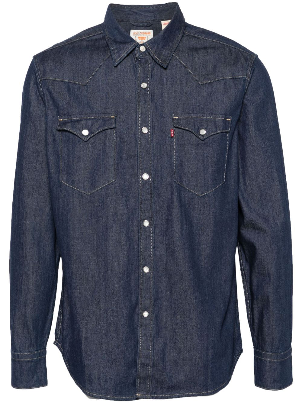 Camicia denim Western in blu Levi's - uomo 