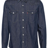 Camicia denim Western in blu Levi's - uomo 
