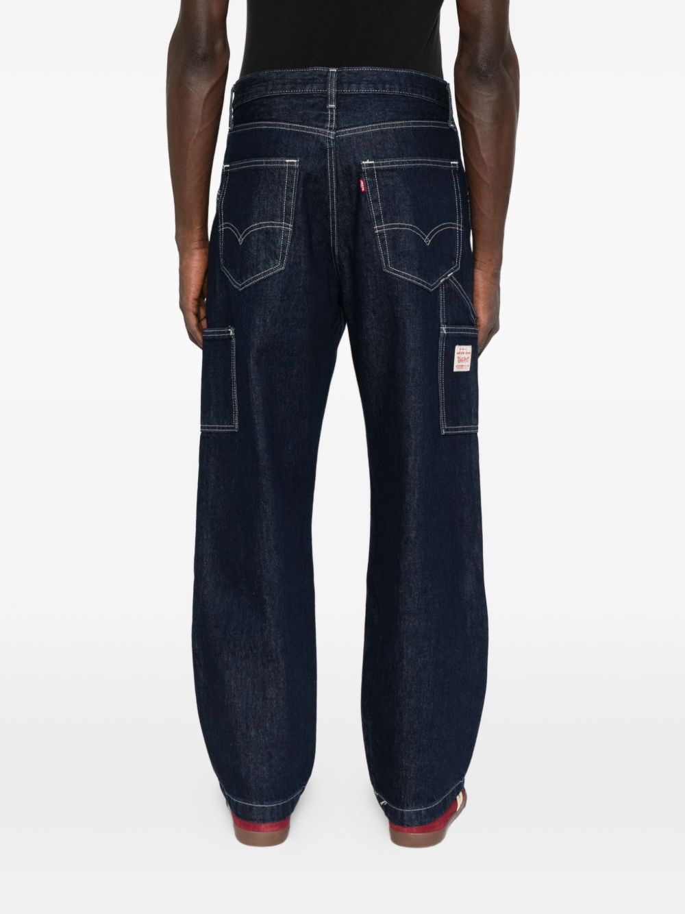Jeans con tasche a gamba dritta in blu Levi's - uomo 