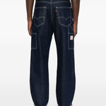 Jeans con tasche a gamba dritta in blu Levi's - uomo 