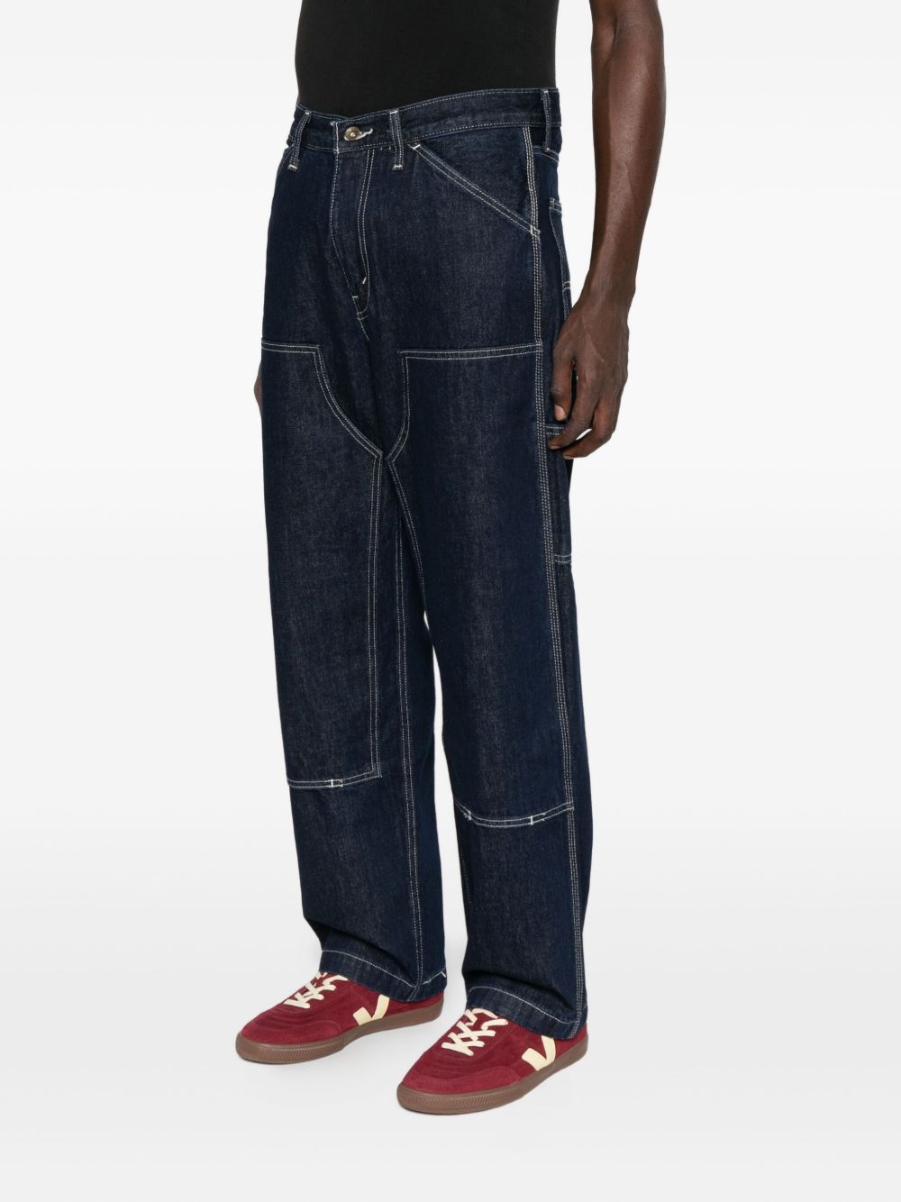 Jeans con tasche a gamba dritta in blu Levi's - uomo 