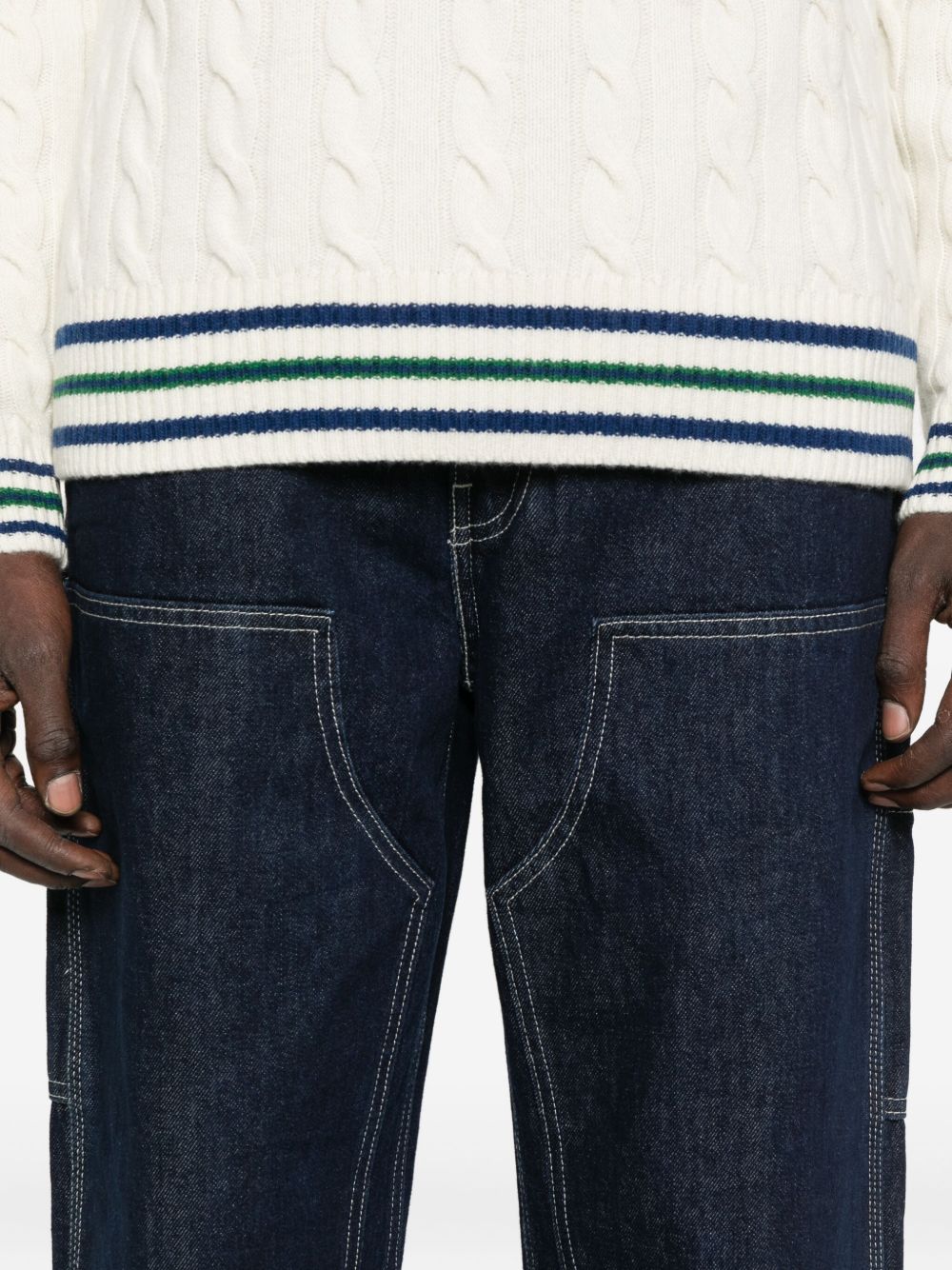 Jeans con tasche a gamba dritta in blu Levi's - uomo 