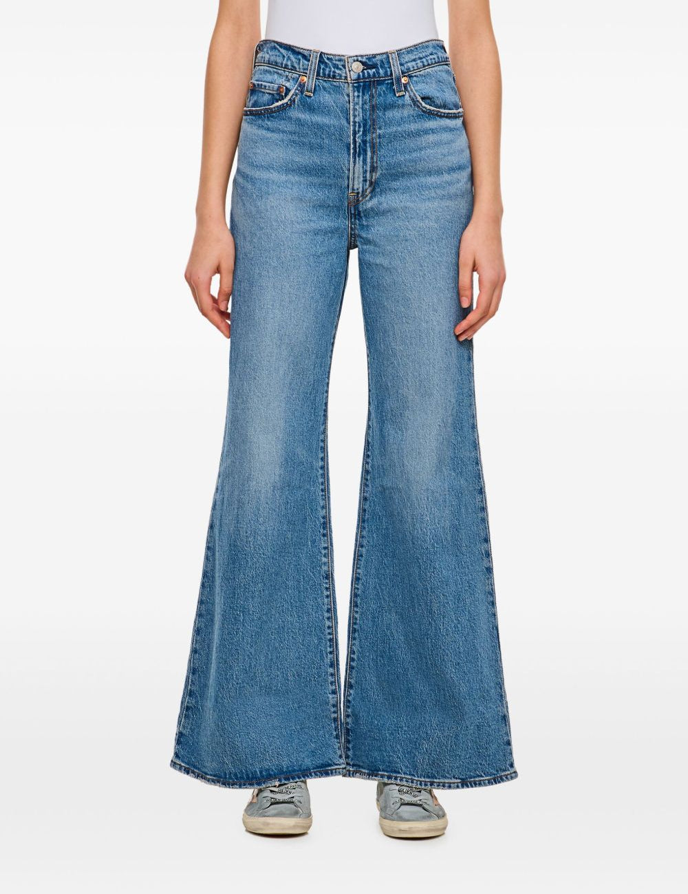 Jeans dritti in misto cotone in azzurro Levi's - donna 