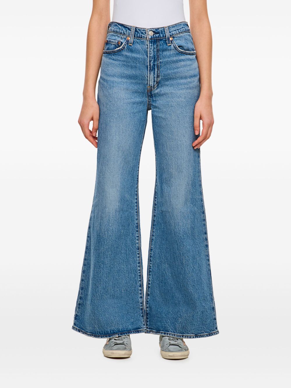 Jeans dritti in misto cotone in azzurro Levi's - donna 