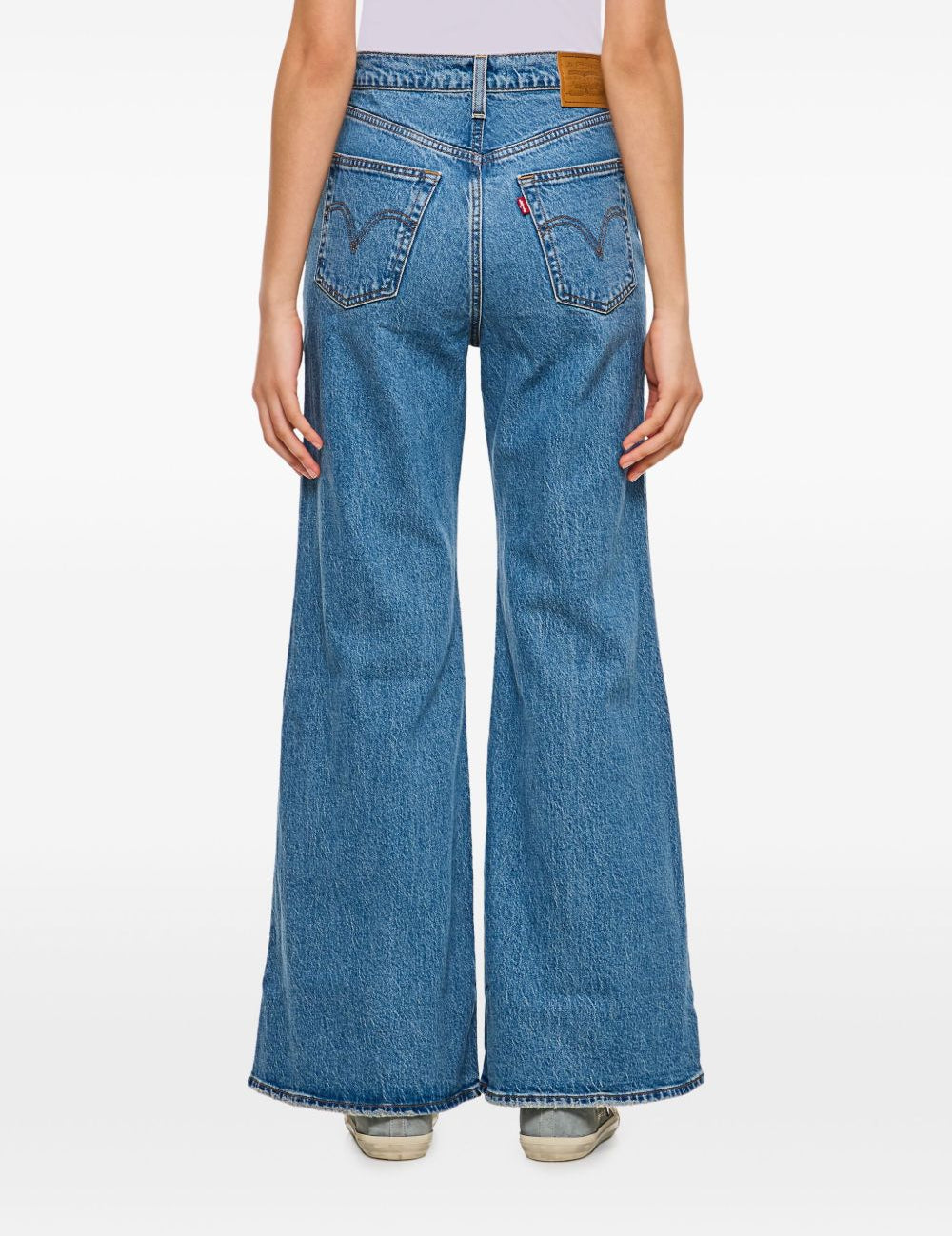 Jeans dritti in misto cotone in azzurro Levi's - donna 