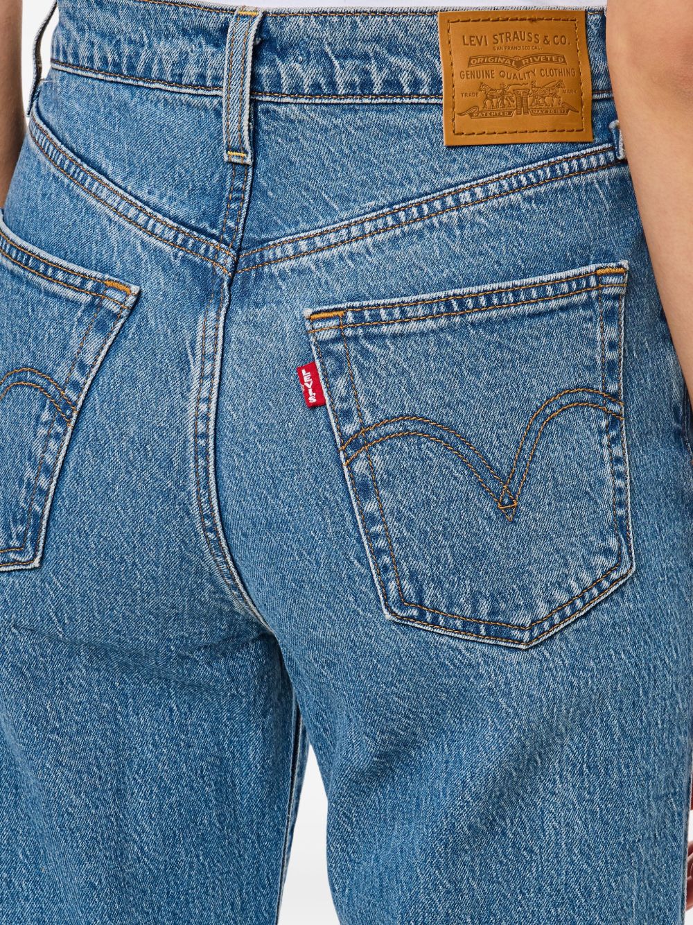 Jeans dritti in misto cotone in azzurro Levi's - donna 