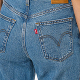 Jeans dritti in misto cotone in azzurro Levi's - donna 