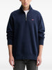 Felpa con zip in blu Levi's - uomo