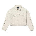 Giacca denim in bianco Levi's blue tab - uomo 
