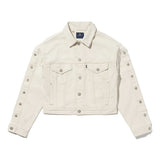 Giacca denim in bianco Levi's blue tab - uomo 
