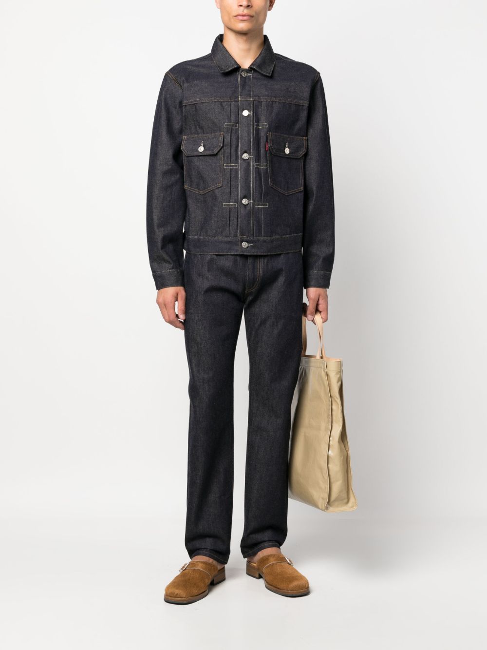 Jeans a gamba dritta lcv 1954  in blu Levi's vintage - uomo 